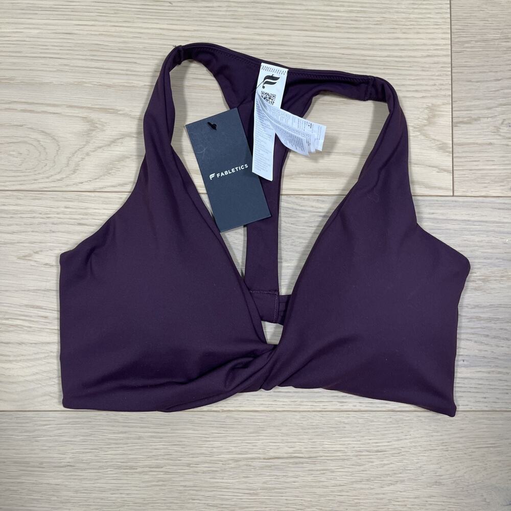 Fabletics Purple Sports Bra Size XXL New with Tags